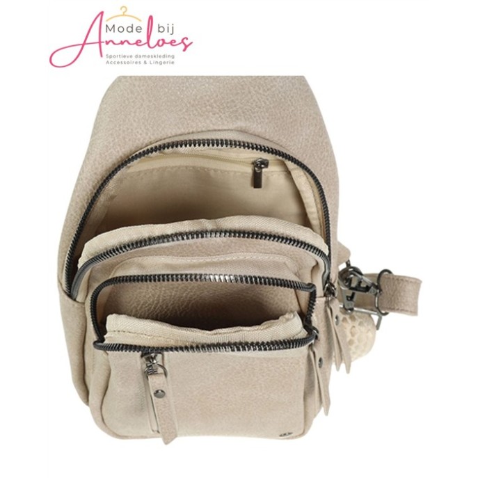 I'm Dutch Crossbody tas Mattie - Taupe OLT18970 I'm Dutch Crossbody tas Mattie - Taupe OLT18970